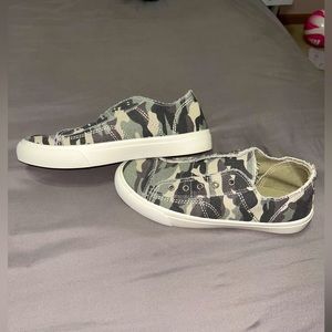 Camouflage Slip-On Shoes
